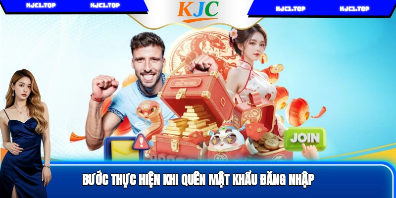 Bước thực hiện khi quên mật khẩu đăng nhập