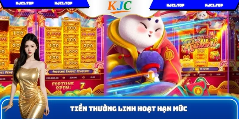 Tiền thưởng đa dạng, linh hoạt tại Slot KJC